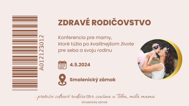 Konferencia zdravé rodičovstvo